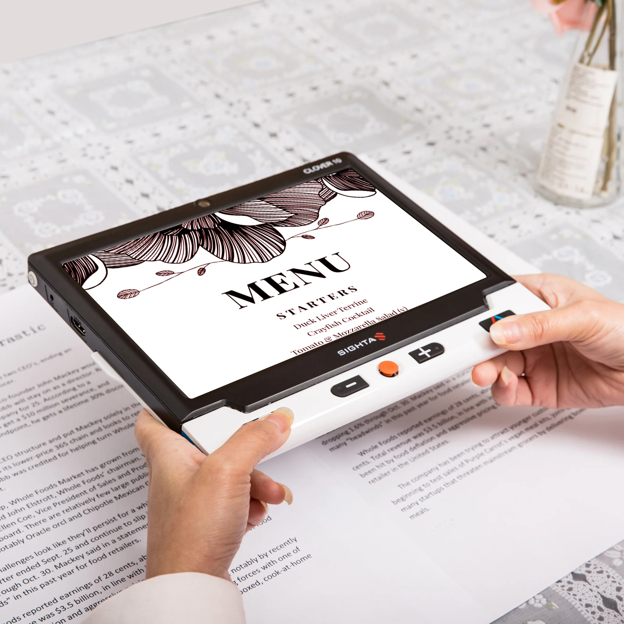 Clover 10 portable video electronic magnifier - Image 4