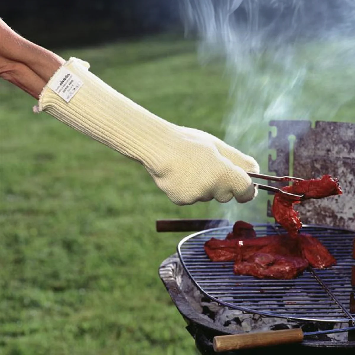 Heat resistant oven gloves - full sleeve - Image 5