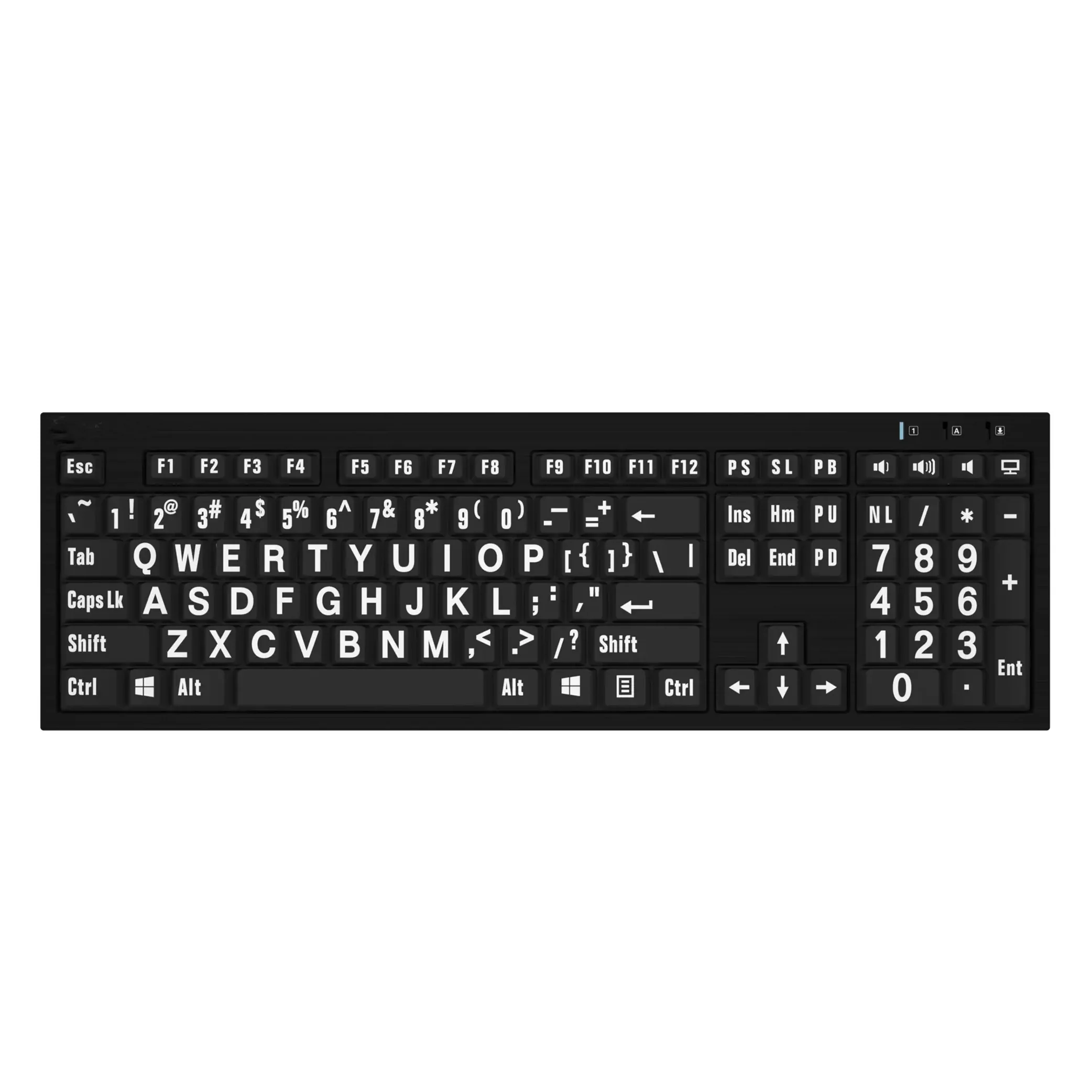 Large print keyboard with detachable light - Image 5
