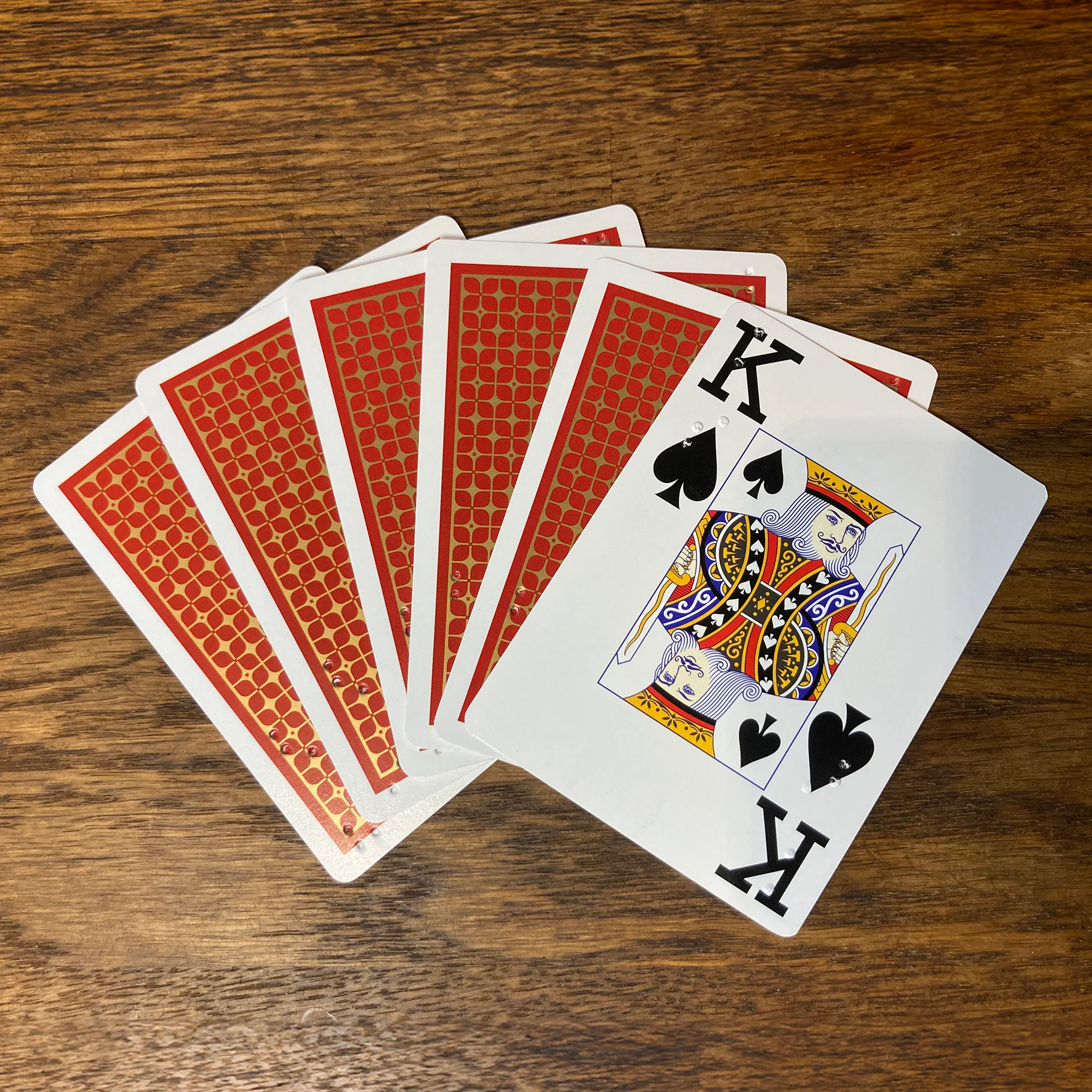 Large print with braille playing cards - Image 3