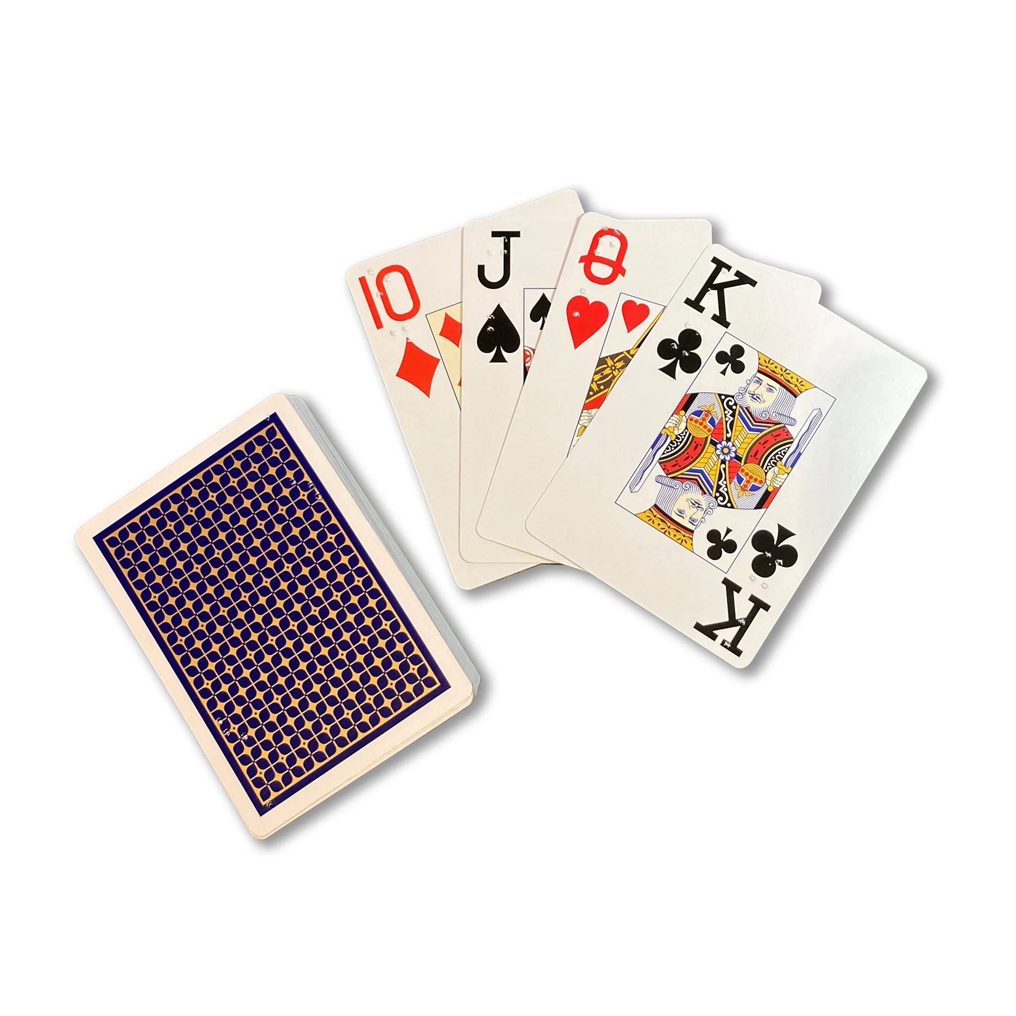 Large print with braille playing cards - Image 4