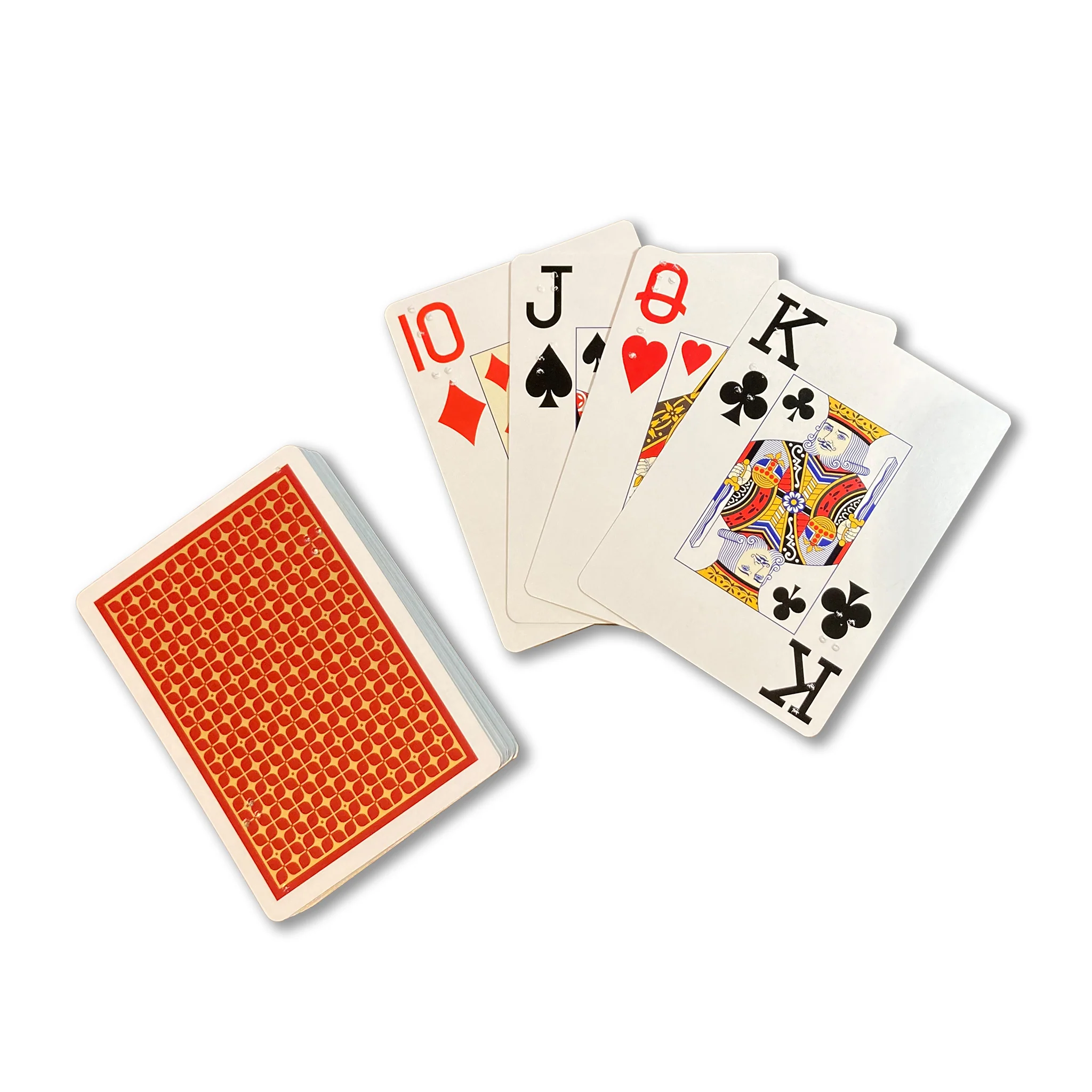 Large print with braille playing cards - Image 5