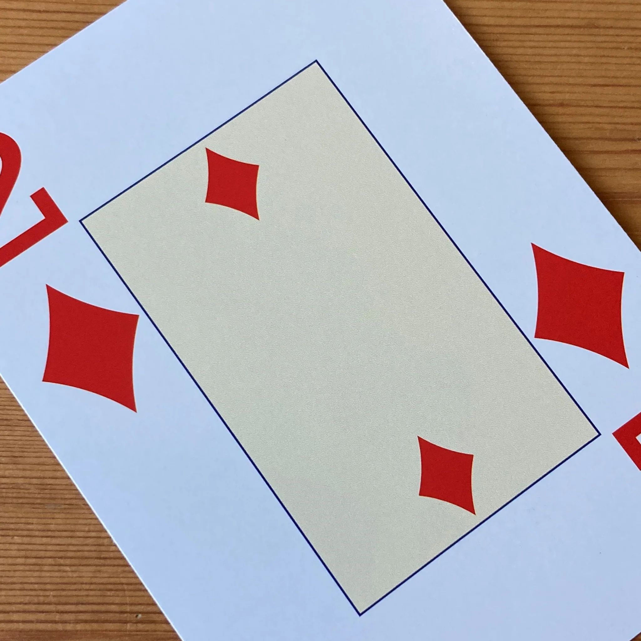 Large print with braille playing cards - Image 6